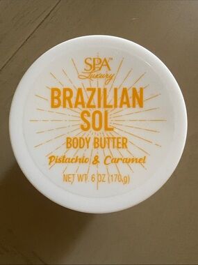 Pistachio & Caramel Body Butter - White & Orange